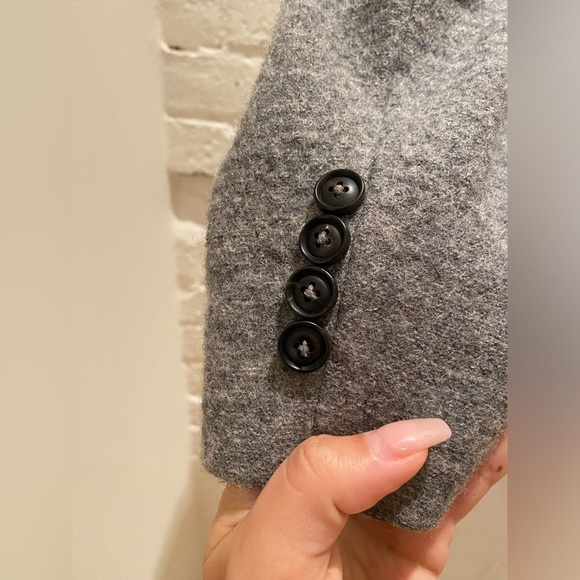 100% wool structured jacket 🩶 size small - Picture 8 of 11